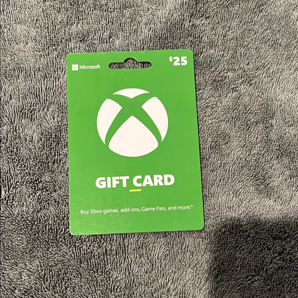 Microsoft Xbox $25 Gift Card